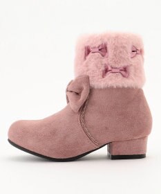 ANY KIDS フェイクファーリボンブーツ