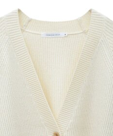 AMERICAN HOLIC バイパチラメ入りＶネック片畦ニットカーディガ