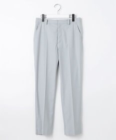 J.PRESS LADIES 【洗える】ポリエステルレーヨンマイクロギャバストレッチ テーパード パンツ