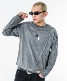 WEGO 【ユニセックス着用ITEM】コールドダイスウィッチングT（LS）