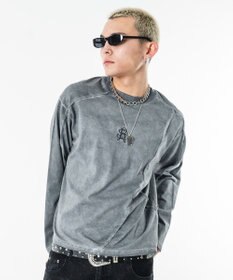WEGO 【ユニセックス着用ITEM】コールドダイスウィッチングT（LS）