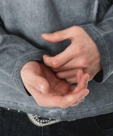 WEGO 【ユニセックス着用ITEM】コールドダイスウィッチングT（LS）