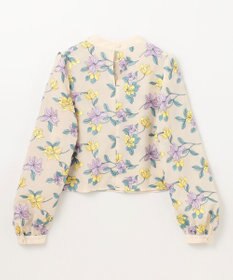 GRACE CONTINENTAL フラワー刺繍ショートトップ