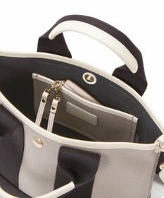 TOPKAPI 【Breath TOPKAPI】スコッチグレイン ネオレザー ミニ トート バッグ ショルダー付き S