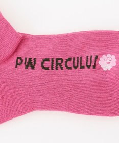 PW CIRCULUS 【WOMEN】【土踏まずをサポート】ロゴ ショートソックス