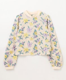 GRACE CONTINENTAL フラワー刺繍ショートトップ