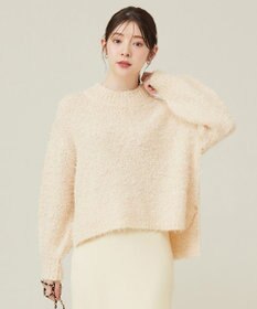 ANY SIS 【洗える】リボンヤーンミックス ニット