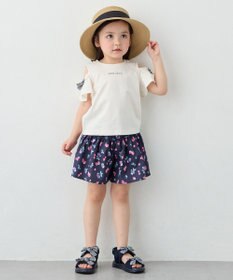 ANY KIDS 【UVカット】【日よけ付き】リボンブレードハット