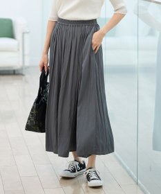 ANY 【ウエストゴム】ラップギャザースカーチョ