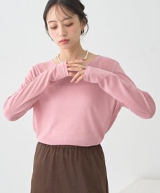 earth music&ecology クルーネックシアーテレコプルオーバー