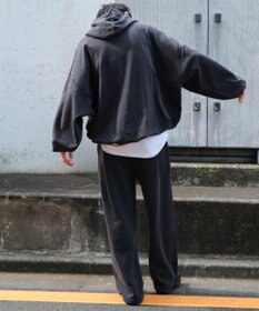 WEGO アシッドウォッシュワイドスウェットパンツ