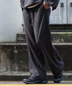 WEGO アシッドウォッシュワイドスウェットパンツ