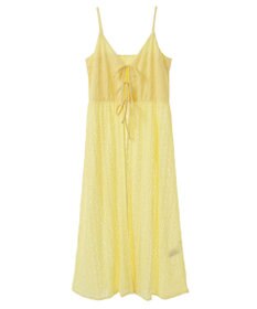 earth music&ecology フラワーレースキャミワンピース