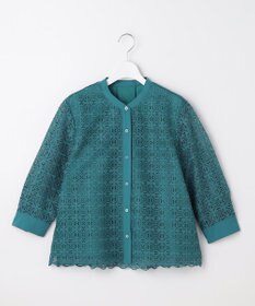 自由区 【カタログ掲載】ジオメトリックレース ブラウス