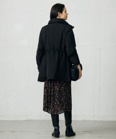 自由区 L 【17号サイズまで展開・カタログ掲載】マイクロタッサーダウンスタンドカラー コート