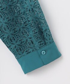 自由区 【カタログ掲載】ジオメトリックレース ブラウス