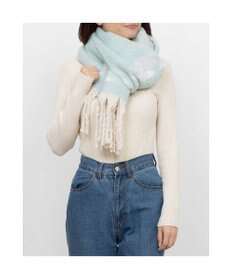 UNBILLION カシュネ cache nez / リサイクルポリオルテガ柄ジャカードストール