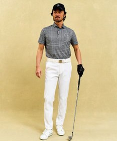 23区GOLF 【MEN】モノグラム柄  半袖ポロシャツ