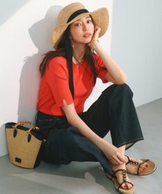 23区 【CLASSY.6月号掲載/Oggi4月号掲載】雑材 バンブー ハンドル ショルダー