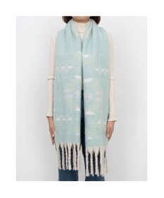 UNBILLION カシュネ cache nez / リサイクルポリオルテガ柄ジャカードストール
