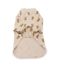 PET PARADISE ペットパラダイス くま のびのび リブ Tシャツ 小型犬