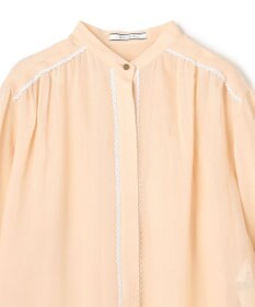 BEIGE， PAULINE / リネンヴィスコースレースブラウス