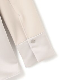 ICB L 【洗える】ミリオーネダンボールニット ペプラムブラウス