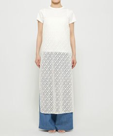 uncrave ジオメトリックレース キャミソールワンピース