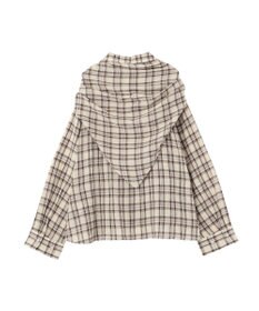 Green Parks スカーフ付チェックシャツ