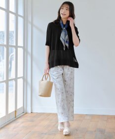 Tiaclasse 【洗える】アソートプリントワイドパンツ