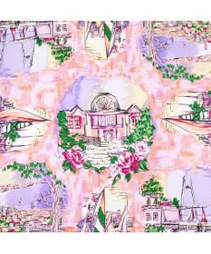 Marca ＜春の新色！＞【伝統横濱スカーフ】リゾートランド 大判 シルクツイル スカーフ