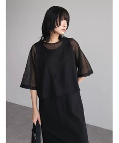 Green Parks ＳＥＴ２点　メッシュ＋ノースリーブワンピース