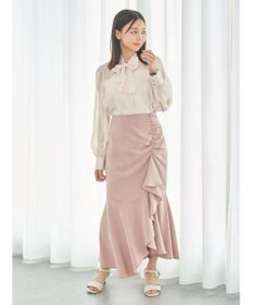 earth music&ecology シアードッキングブラウス