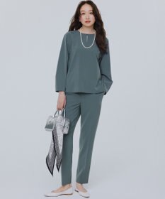 23区 S 【洗える】2WAYストレッチツイル ブラウス