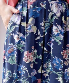 Tiaclasse 【洗える】アソートプリントワイドパンツ