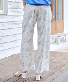 Tiaclasse 【洗える】アソートプリントワイドパンツ