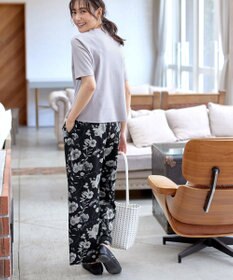 Tiaclasse 【洗える】アソートプリントワイドパンツ