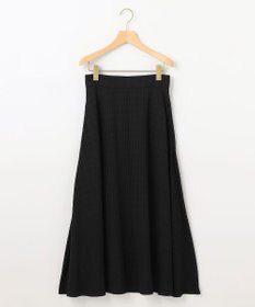 組曲 ステッチストライプドビー フレアスカート