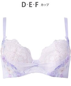 WACOAL ブラジャー 【リボンブラ 脇すっきり】 脇高設計 着やせシルエット 動いても谷間キープ Gカップまで対応 大きいサイズ レディース BXB443 /ワコール