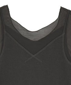 Green Parks ・ＳＵＧＡＲ　ＳＰＯＯＮ　シアー切替タンクトップⅡ