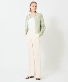 BEIGE， CACTUS / メッシュカーディガン