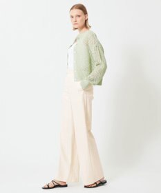 BEIGE， CACTUS / メッシュカーディガン