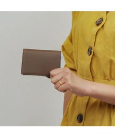 UNBILLION perche 牛革カラーコンビカードケース