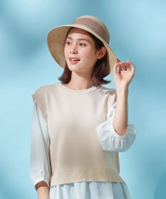 ANY 【UVケア/抗菌防臭】リボンブレードハット