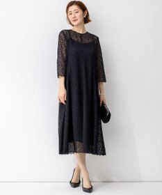 23区 S 【APPLAUDIR】ニュアンスフラワーレース ドレス