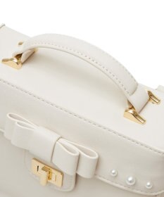 Maison de FLEUR EC限定フロントリボントップハンドルバッグ