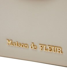 Maison de FLEUR EC限定フロントリボントップハンドルバッグ