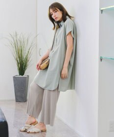 Tiaclasse 【2点セット・新色追加・洗える】クリスタルプリーツセットアップ