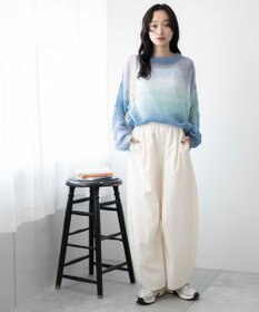 WEGO グラデーションメッシュニット