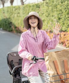 MOONBAT 【一級遮光/UVカット】UVラフィネハット（つばの広さノーマル）速乾/接触冷感/手洗いOK/サイズ調整可能/抗菌防臭加工